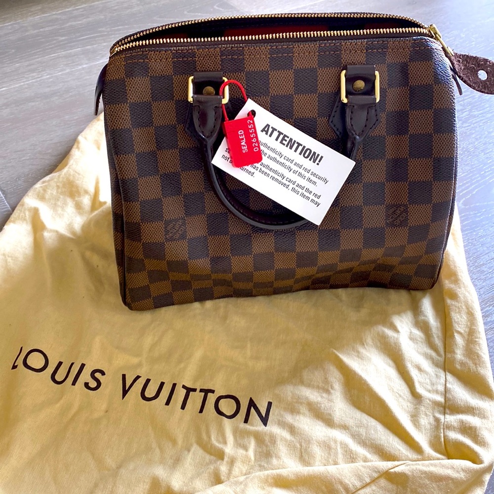 Louis Vuitton Damier Ebene Speedy 25 cm